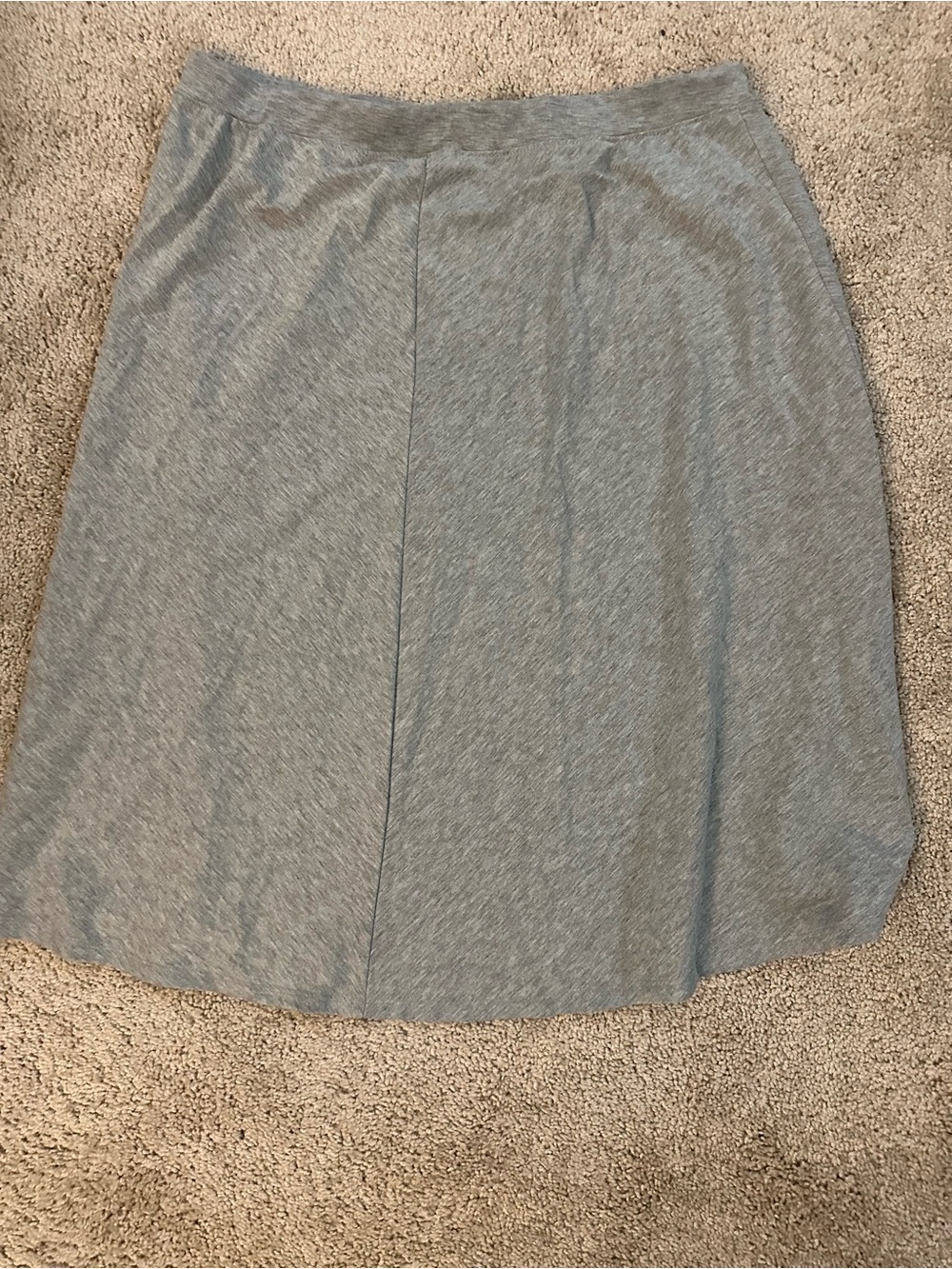 Laura Scott Light Grey A-Line Skirt